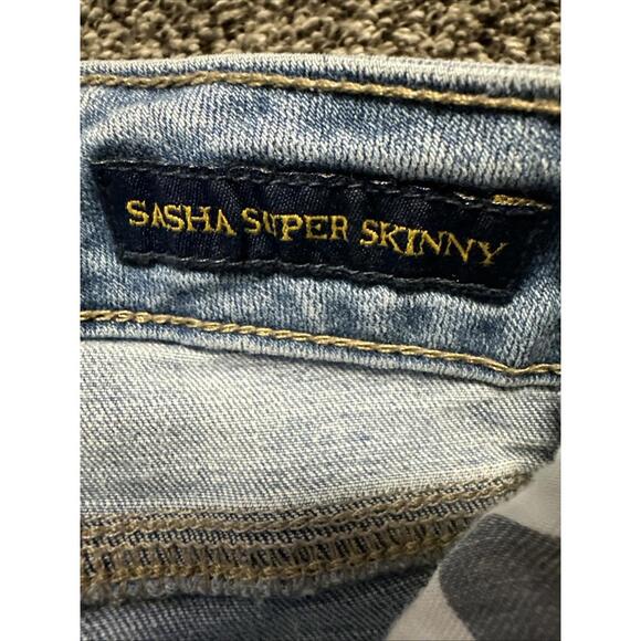 Lucky Brand‎ Jeans Women's Size 2/26 Sasha Super Skinny Distressed 27x23.5 - Picture 3 of 8